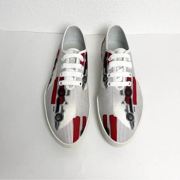 Prada canvas sneakers super rare and collectible Size Men’s US 10 - Picture 2 of 11